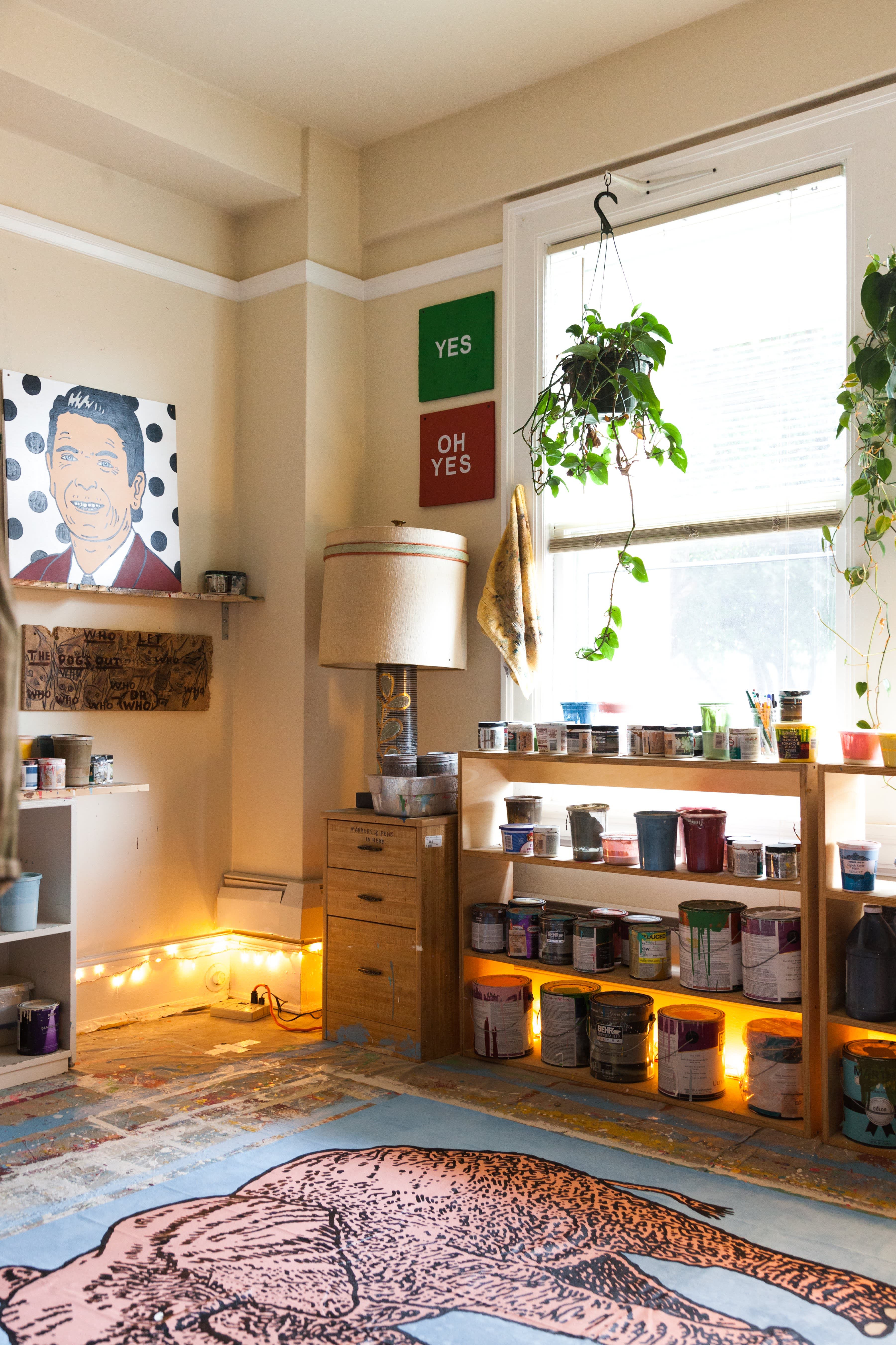 House Tour Artists Share a Quirky Seattle Apartment Apartment Therapy